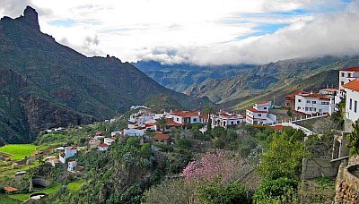 village in the montains on Gran Canaria