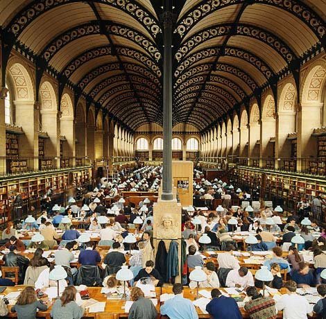 París, Bibliotheque Sainte-Genevieve
